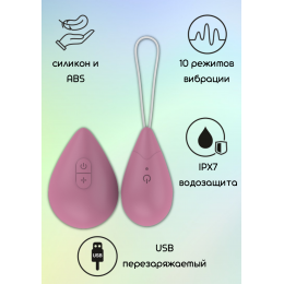 Виброяйцо с пультом управления Take it Easy Best Pink